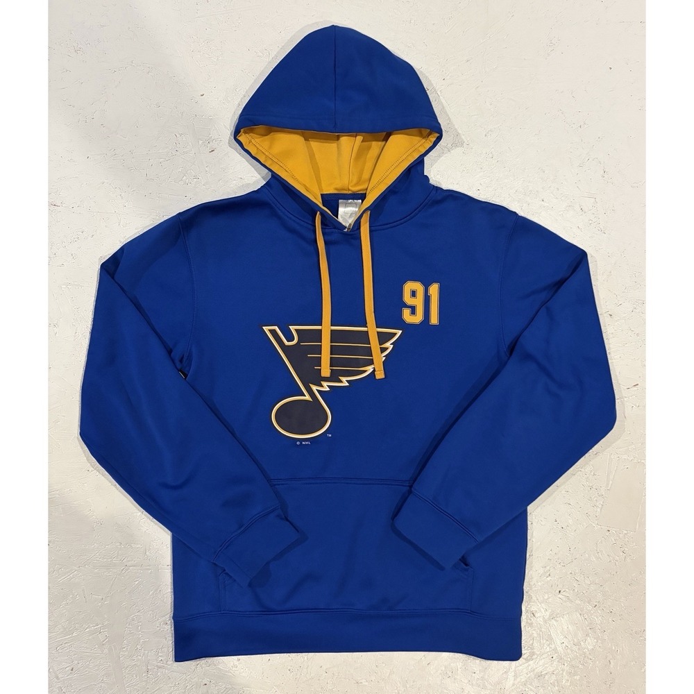 Pro Edge St Louis Blues Tarasenko Sweatshirt Hoodie Mens Small Blue NHL Hockey